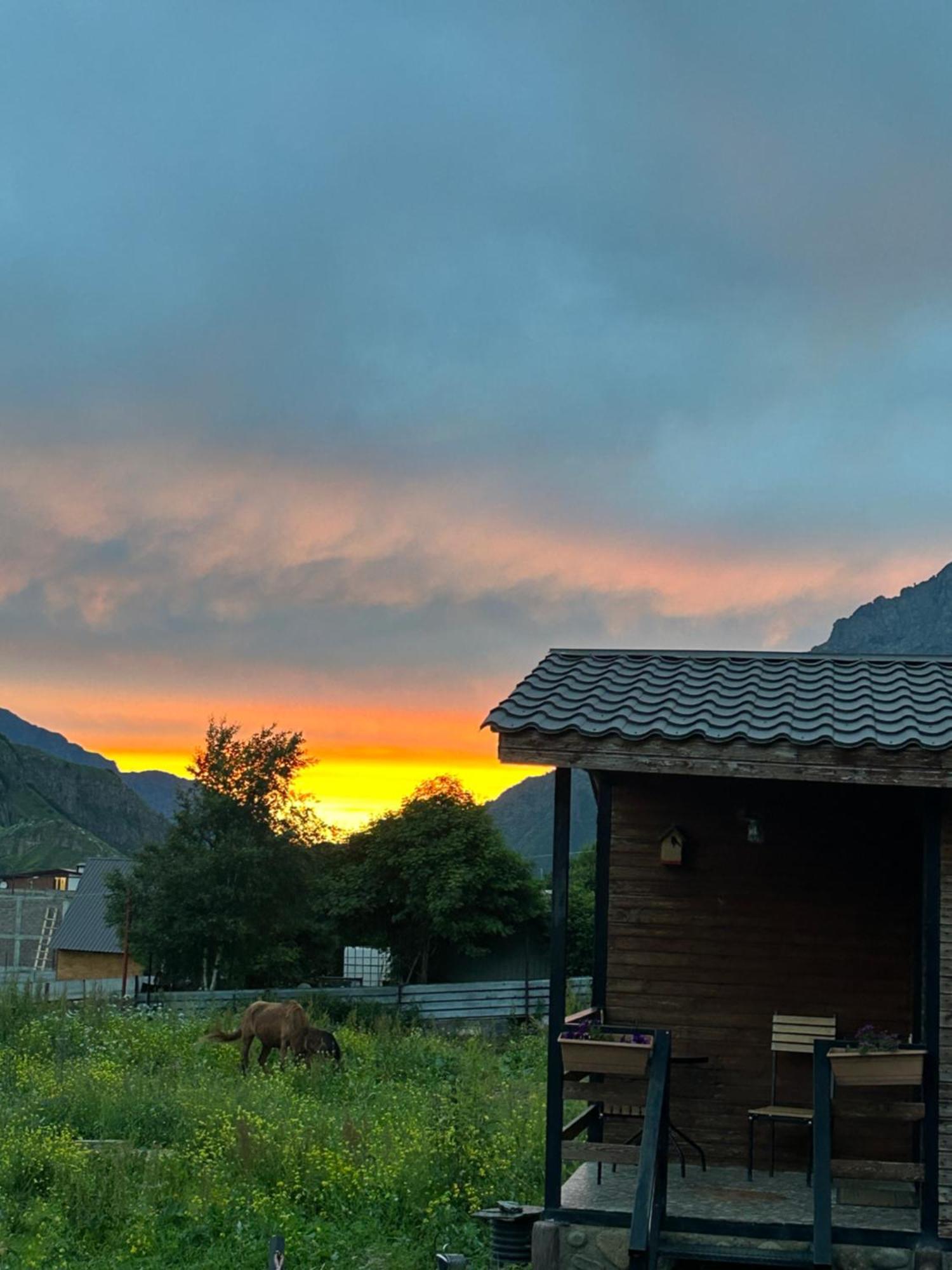 Panorama Cottages Kazbegi Esterno foto